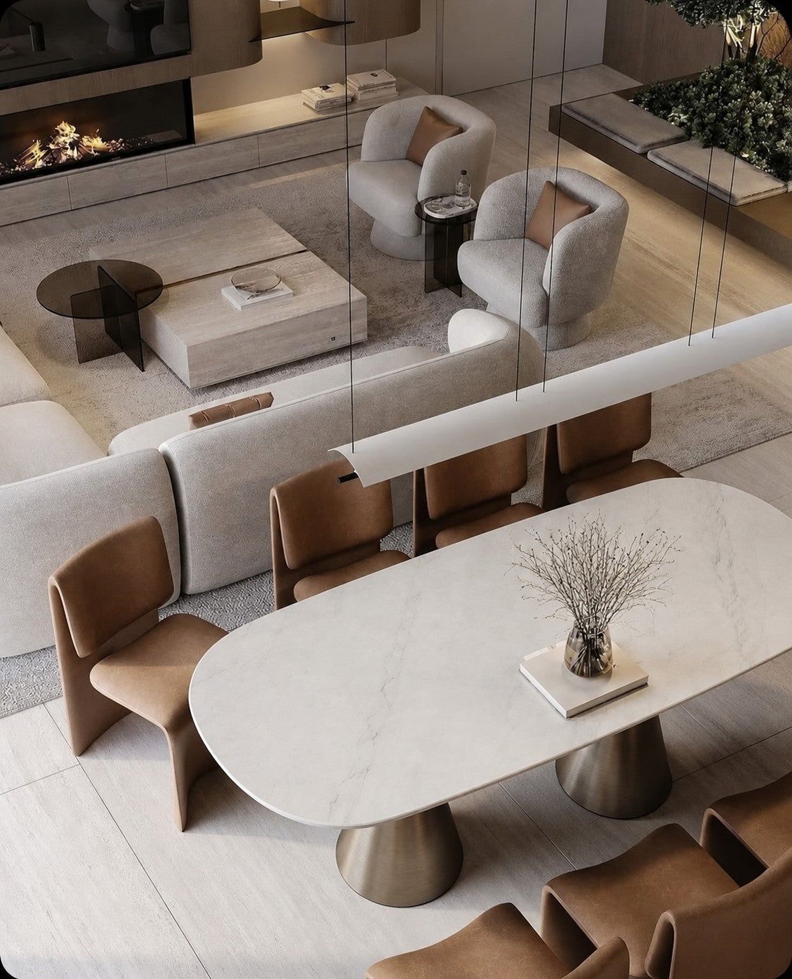 Masa Bianco Marble