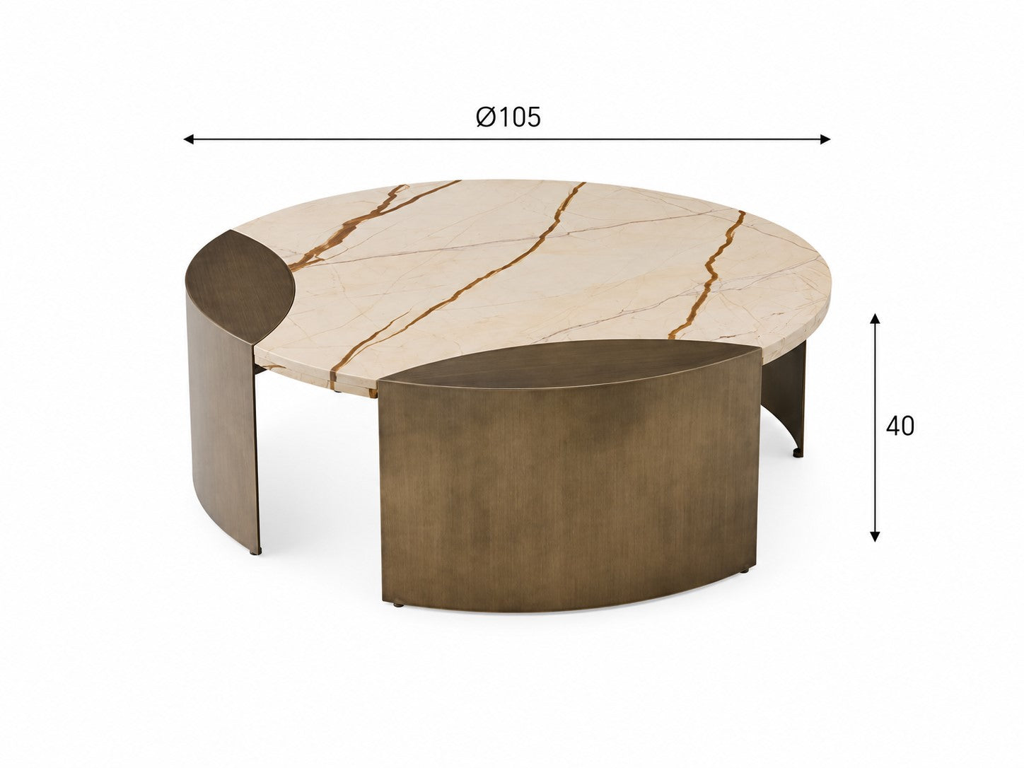 Masuta De Cafea Porto Marble
