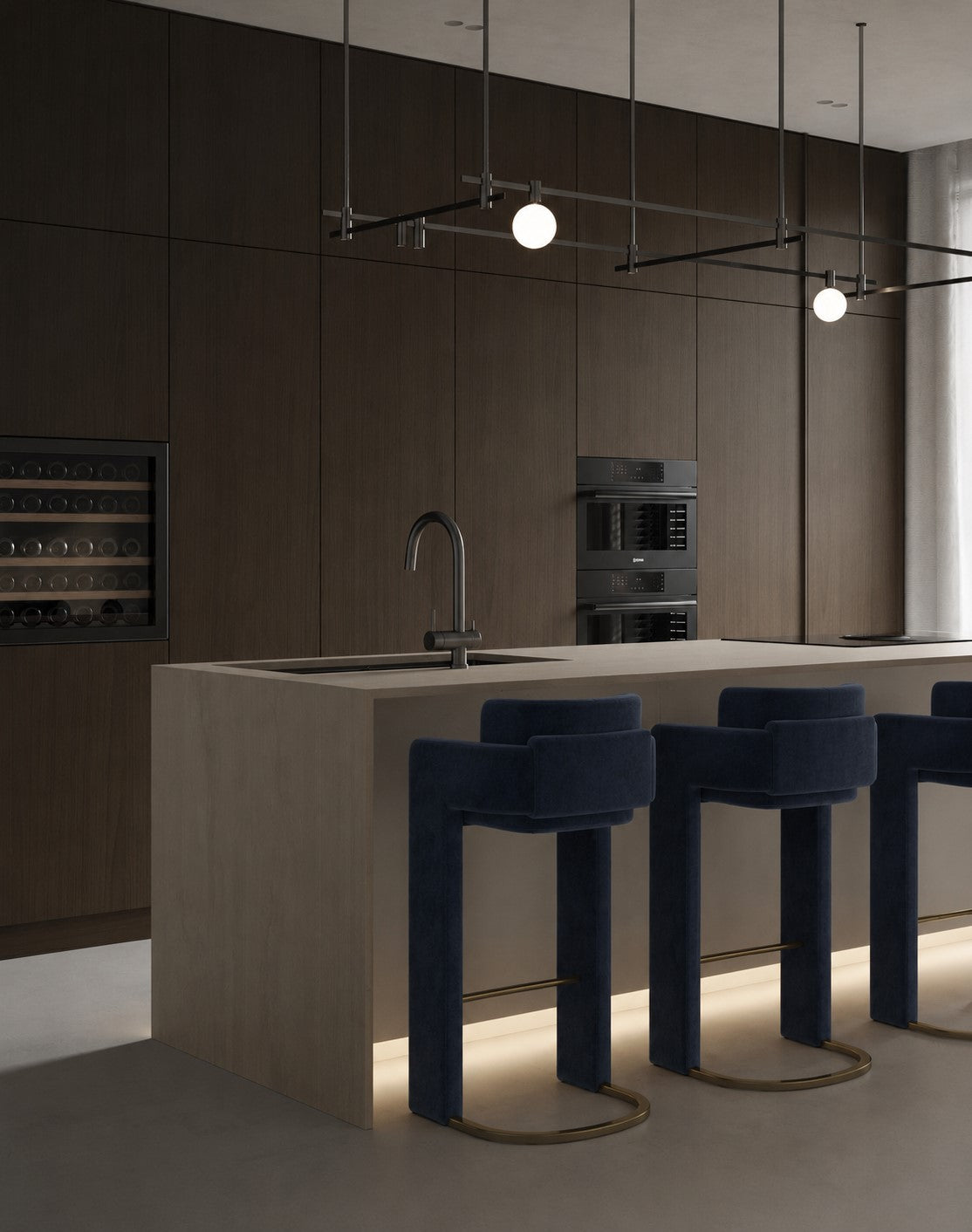 Scaun Bar Velvet