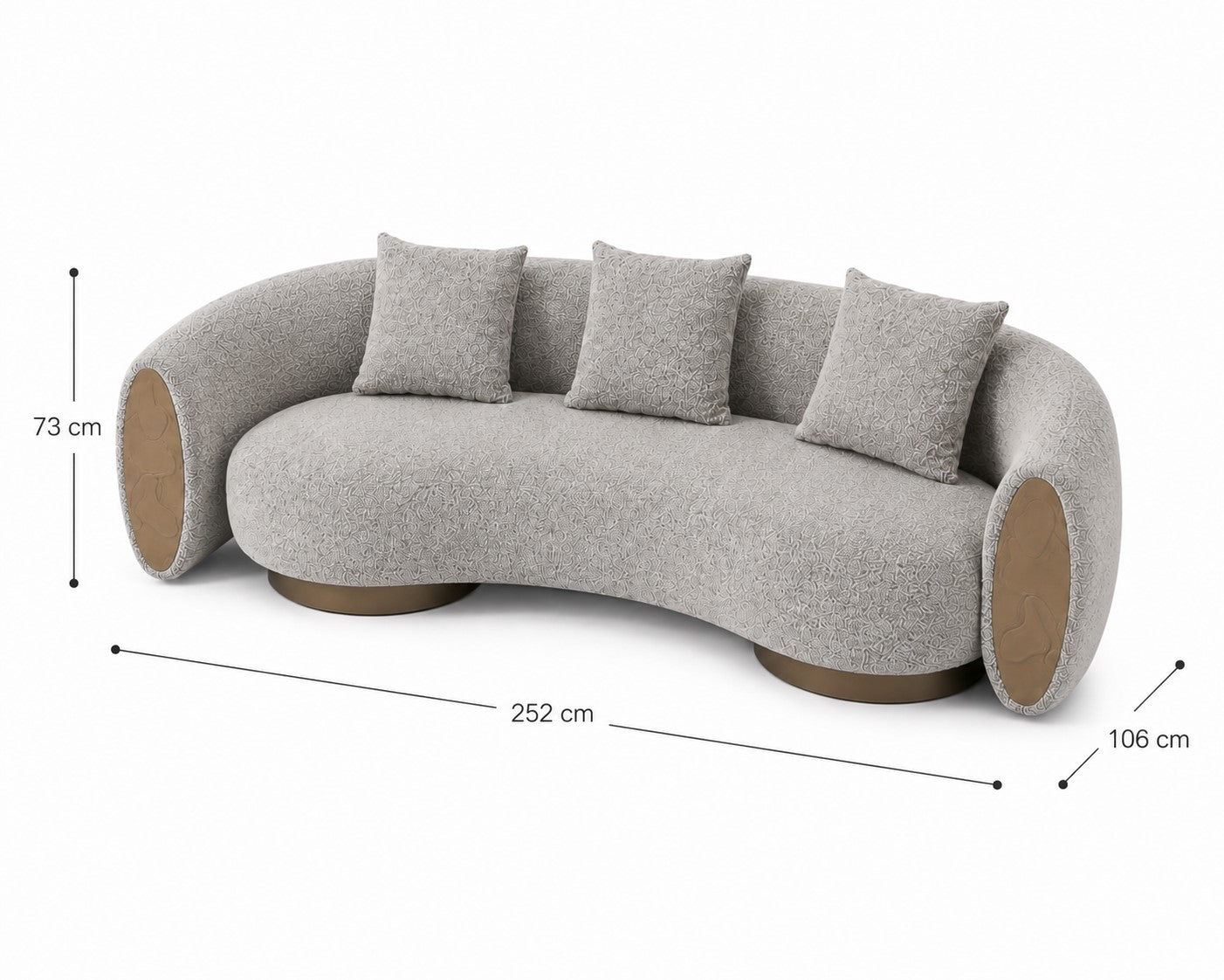Canapea Nova Luxe 3 Locuri