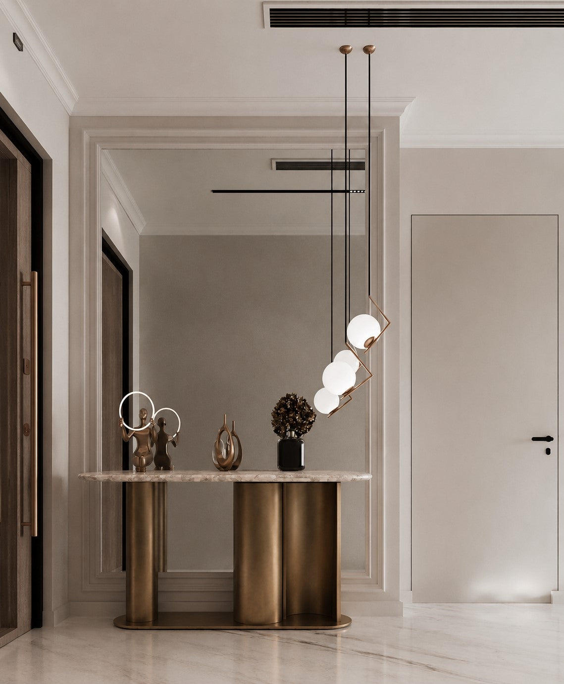 Consola Golden Stone Marble