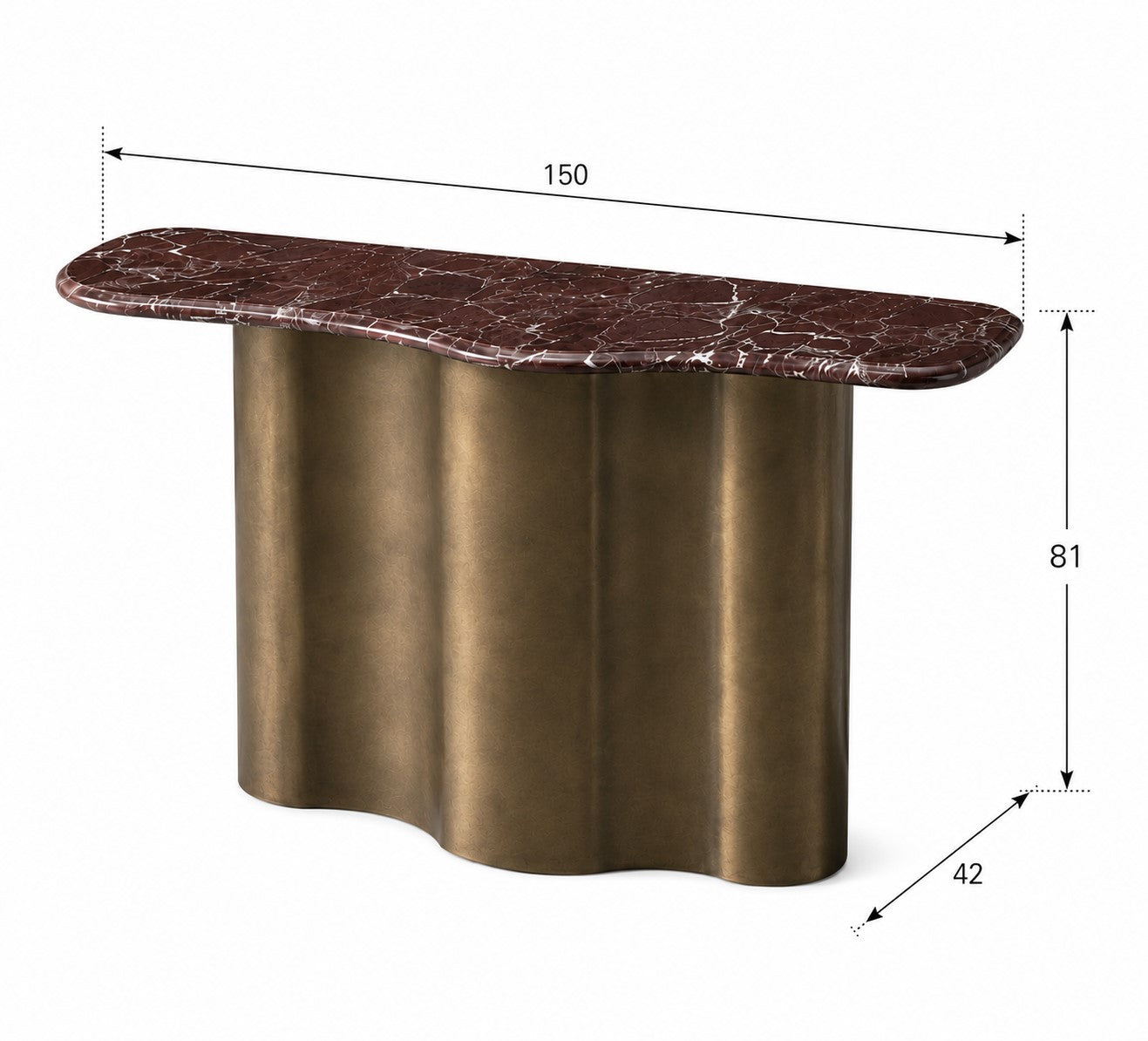 Consola Iron Marble