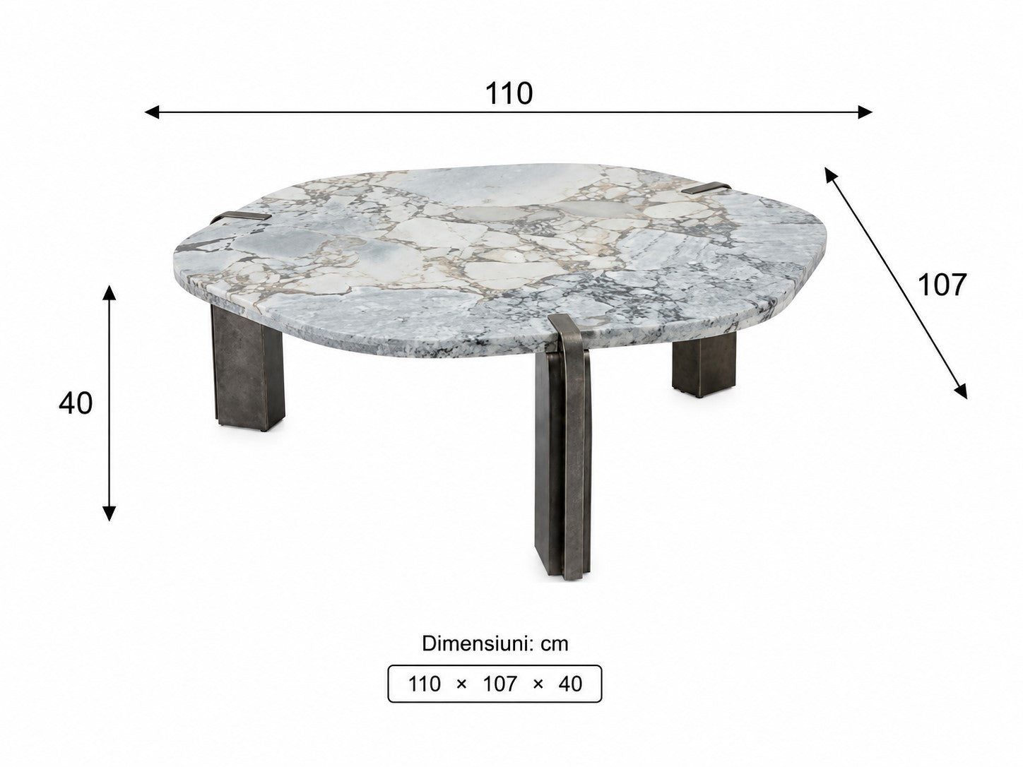 Masuta De Cafea Nobile Marble